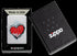 Zippo 46803 vžigalnik Heart, Satin Chrome